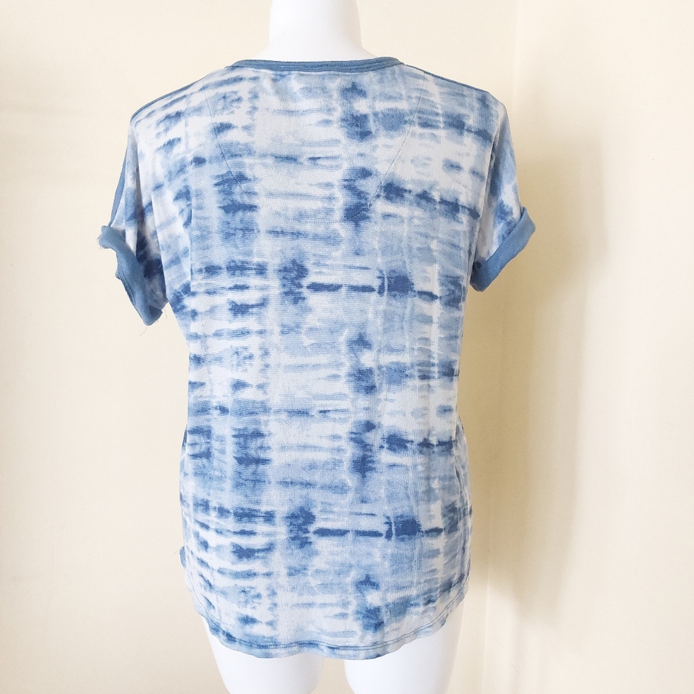 Lucky Brand Plus Size Tie Dye Short Sleeve Super Soft T-shirt Top Womens - Picture 7 of 9